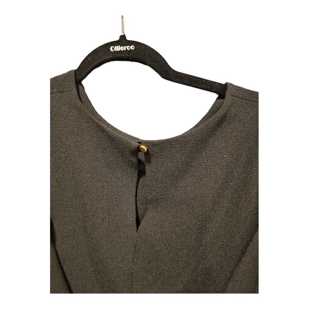 ASOS Black Cold Shoulder Top - Size 14‎ - Picture 4 of 7